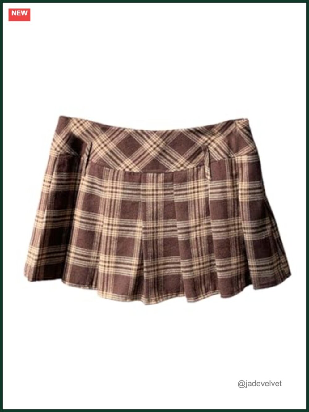 Plaid Pleated A-Line Mini Skirt Y2K Going Out Short Skirt